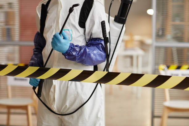 Professional Sewage Cleanup technician working in Elgin, OR